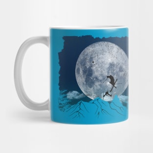 Skiing Freestyle - Blue Moon Mug